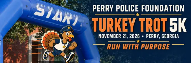 Perry Police Foundation Turkey Trot 5K logo