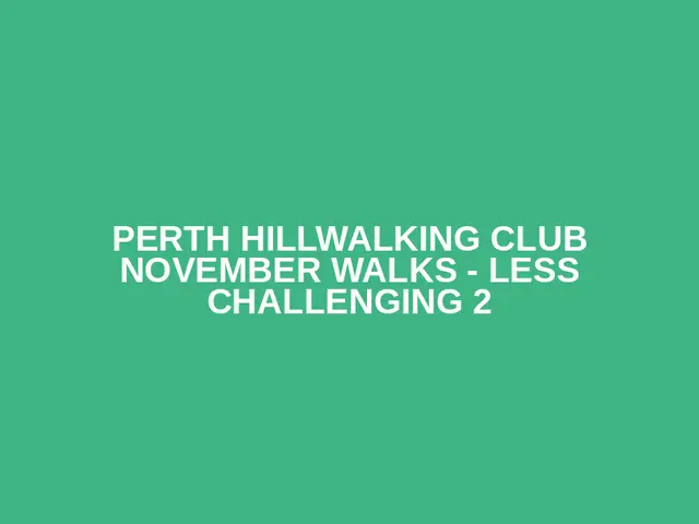 Perth Hillwalking Club November Walks - Less Challenging 2 logo