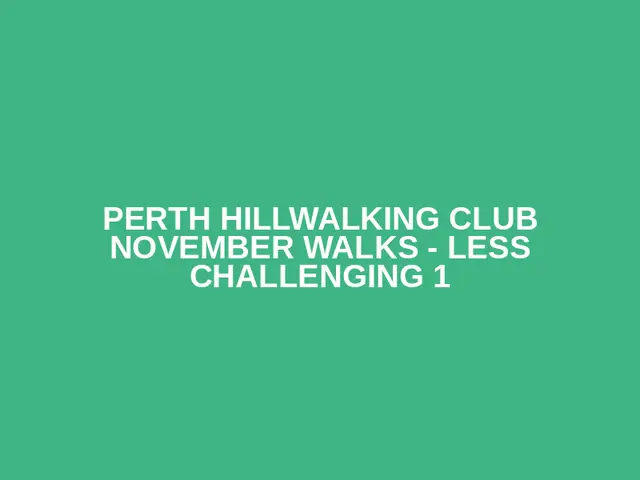 Perth Hillwalking Club November Walks  - Less Challenging 1 logo