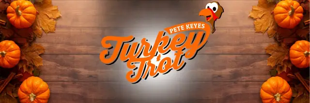 Pete Keyes Turkey Trot 5 Mile Run logo