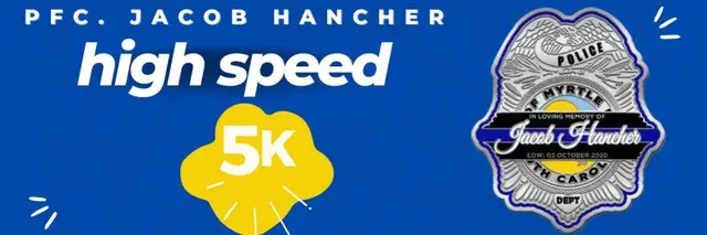 PFC. Jacob Hancher 'High Speed' 5K logo