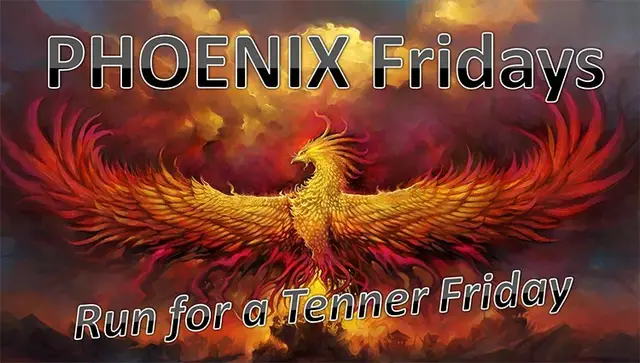 PHOENIX Fridays - Run for a Tenner Friday - February 2027 logo