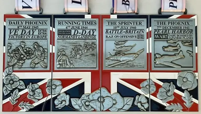 PHOENIX - South Wales - D-Day Military Series Run logo