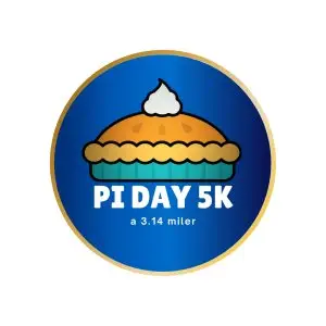 Pi Day 5k: a 3.14 Miler logo