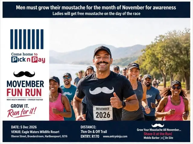 PICK N PAY MOVEMBER 7KM FUN RUN logo