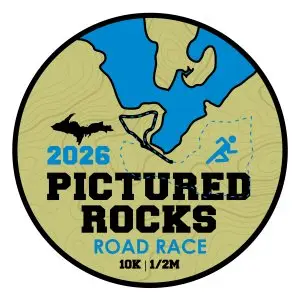 Pictured Rocks Road Race 2027 logo