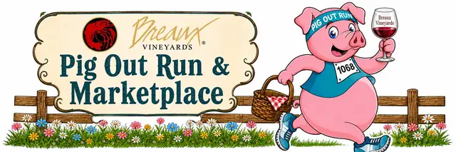 PIG OUT RACE & MARKETPLACE logo