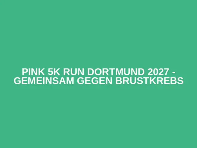 PINK 5K Run Dortmund 2027 - gemeinsam gegen Brustkrebs logo
