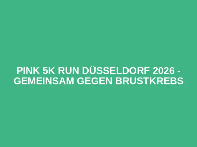 PINK 5K Run Düsseldorf 2026 - gemeinsam gegen Brustkrebs logo