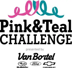 Pink & Teal Challenge logo