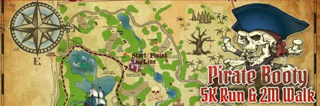 Pirate 5K Booty Run logo