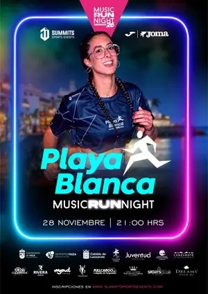 PLAYA BLANCA MUSIC RUN logo