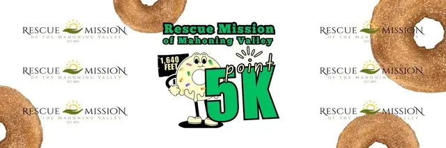 Point 5K (only 1,640 feet) to benefit Rescue Mission of Mahoning Valley logo