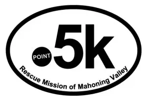 Point 5K (only 1,640 feet) to benefit Rescue Mission of Mahoning Valley logo