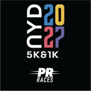 =PR= Races: New Year's Day 5K & 1K logo
