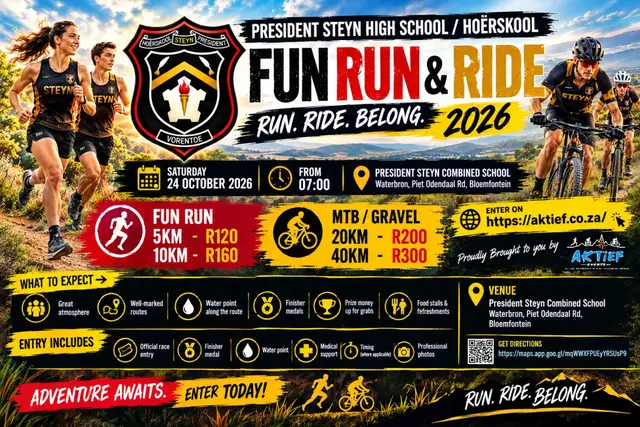 President Steyn FUN RUN & RIDE logo