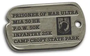 Prisoner of War Trail Race (50k - 25k - 8mi) logo