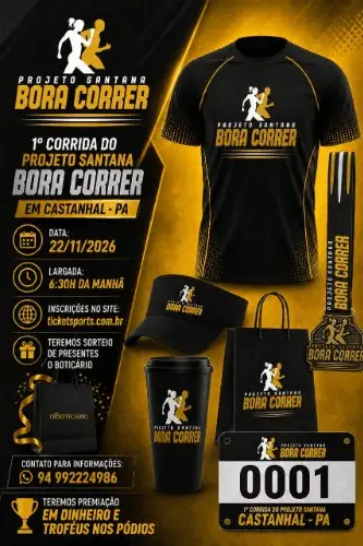PROJETO SANTANA BORA CORRER - CASTANHAL logo
