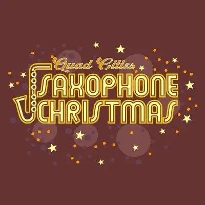 QC Saxophone Christmas 2026 logo