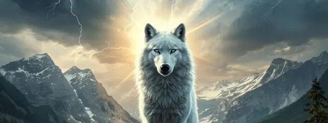 Quest of the White Wolf logo