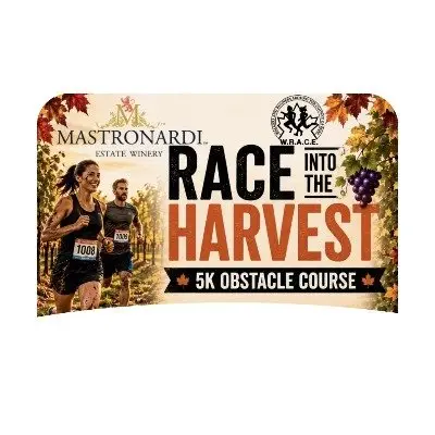 Race into the Harvest: 5K Obstacle Course by Mastronardi Winery logo