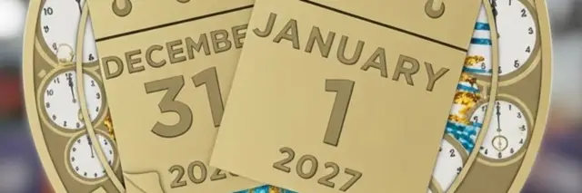 Race Into The New Year "Live Virtual" 5k/10k logo