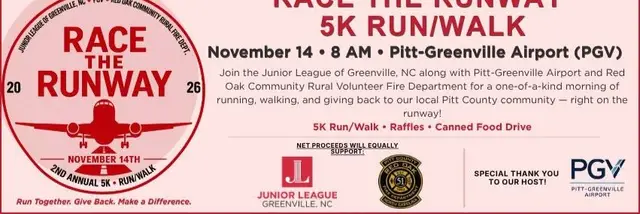 RACE THE RUNWAY 5K logo