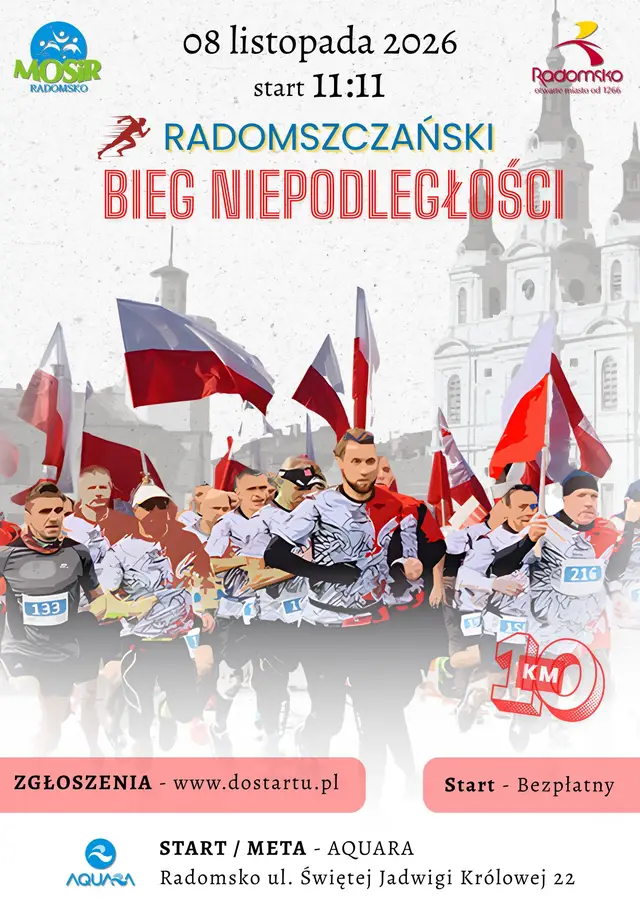 Radomszczański Bieg Niepodległości 2026 logo