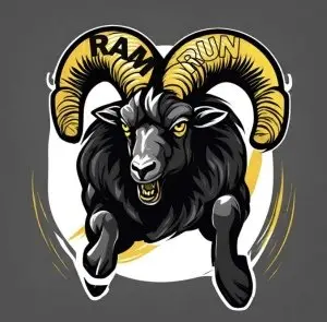 Ram Run 5K logo
