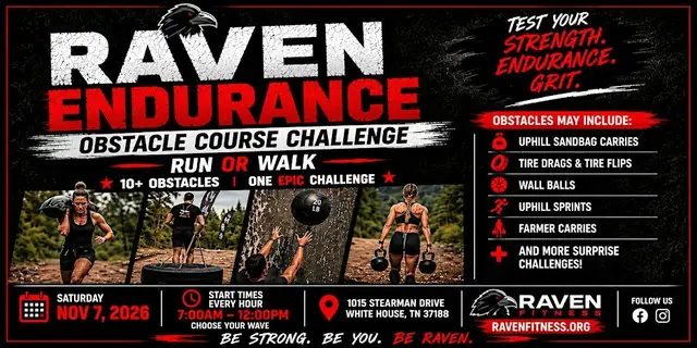 Raven Endurance Obstacle Course Challenge logo