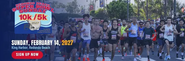 Redondo Beach Super Bowl Sunday 10k/5k logo