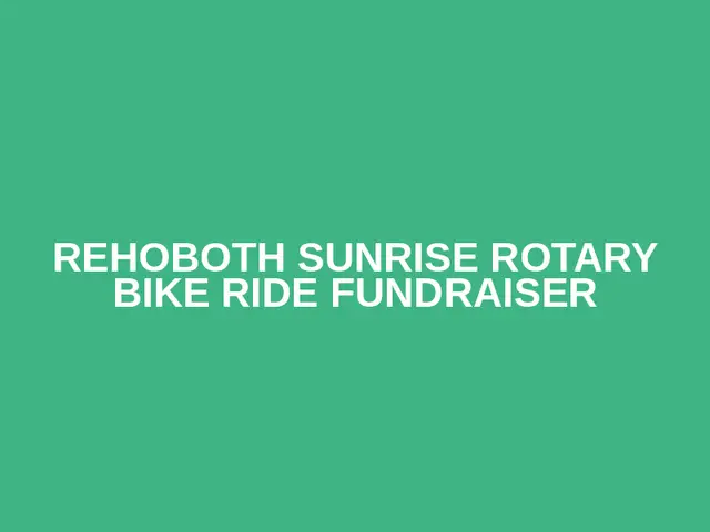 Rehoboth Sunrise Rotary Bike Ride FUNdraiser logo