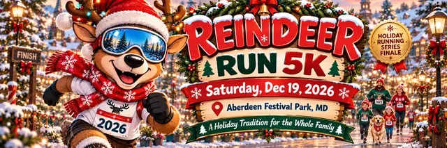 Reindeer Run 5k logo