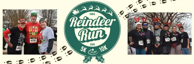 Reindeer Run 5K/10K logo