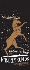 Reindeer Run at ShawneeCraft 5K logo
