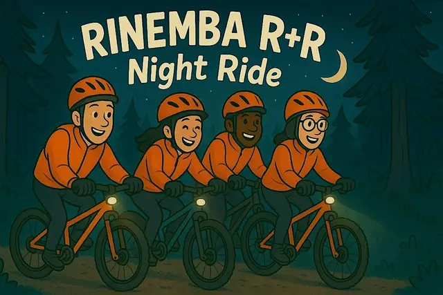 Relax and Recovery/Intro to Night Riding at Woody Hill with Dave G logo