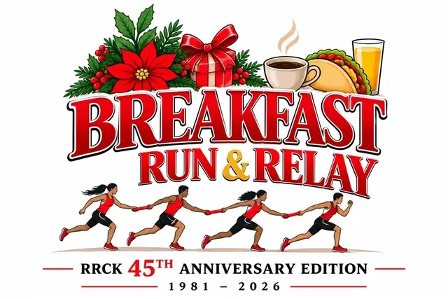 RRCK 45-YEAR CELEBRATION Relay 2026 logo