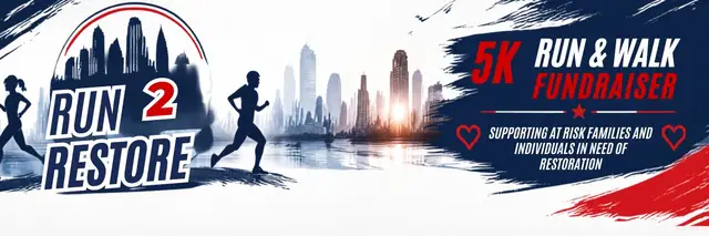 RestorationCity's Run 2 Restore logo