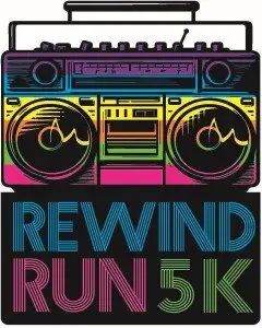 Rewind Run 5K logo