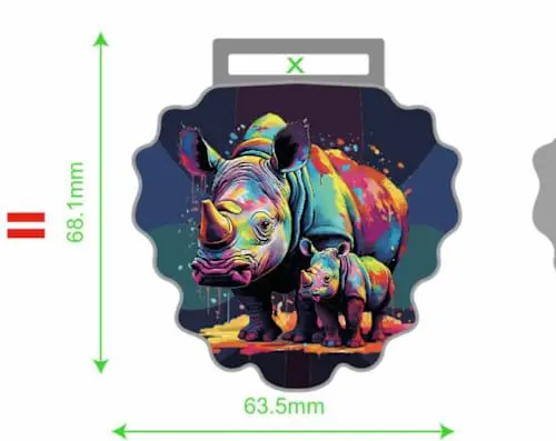 Rhino Run - Nottingham logo