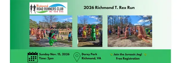 Richmond T. Rex Run logo
