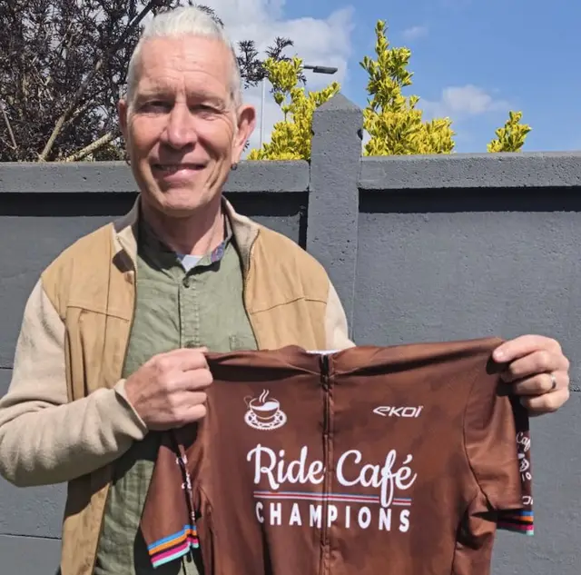 RIDE CAFE CHAMPIONS AVEC Laurent BROCHARD logo