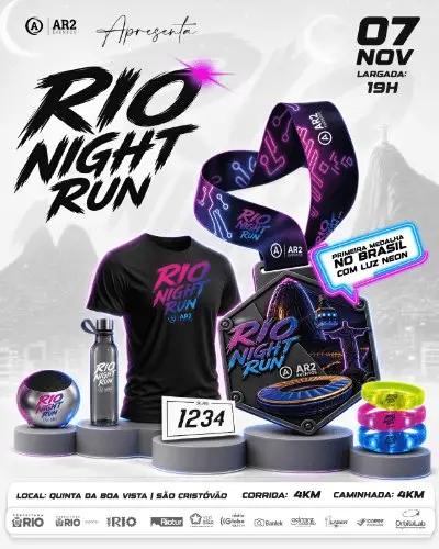 RIO NIGHT RUN logo
