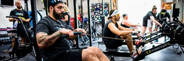 RIVAL ERG - 60 Min Ski, Bike, Row Competition logo