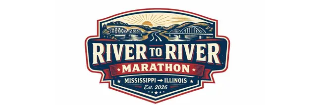 RIVER TO RIVER MARATHON logo