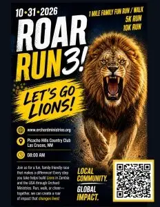 ROAR RUN 3! logo