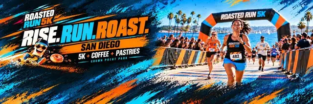 Roasted Run 5K logo
