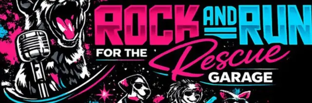Rock and Run for the Rescue 10K/5K/1-Mile Dog Jog logo