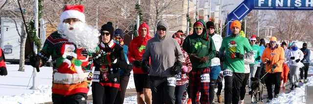Rock Island Rotary Reindeer Ramble 5K Run/Competitive Walk logo