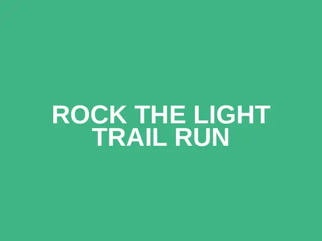 Rock the Light Trail Run logo